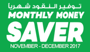 Monthly Money Saver - November - December 2017