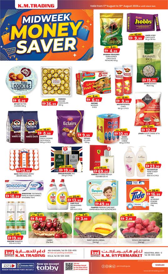 MID WEEK MONEY SAVER – Sharjah